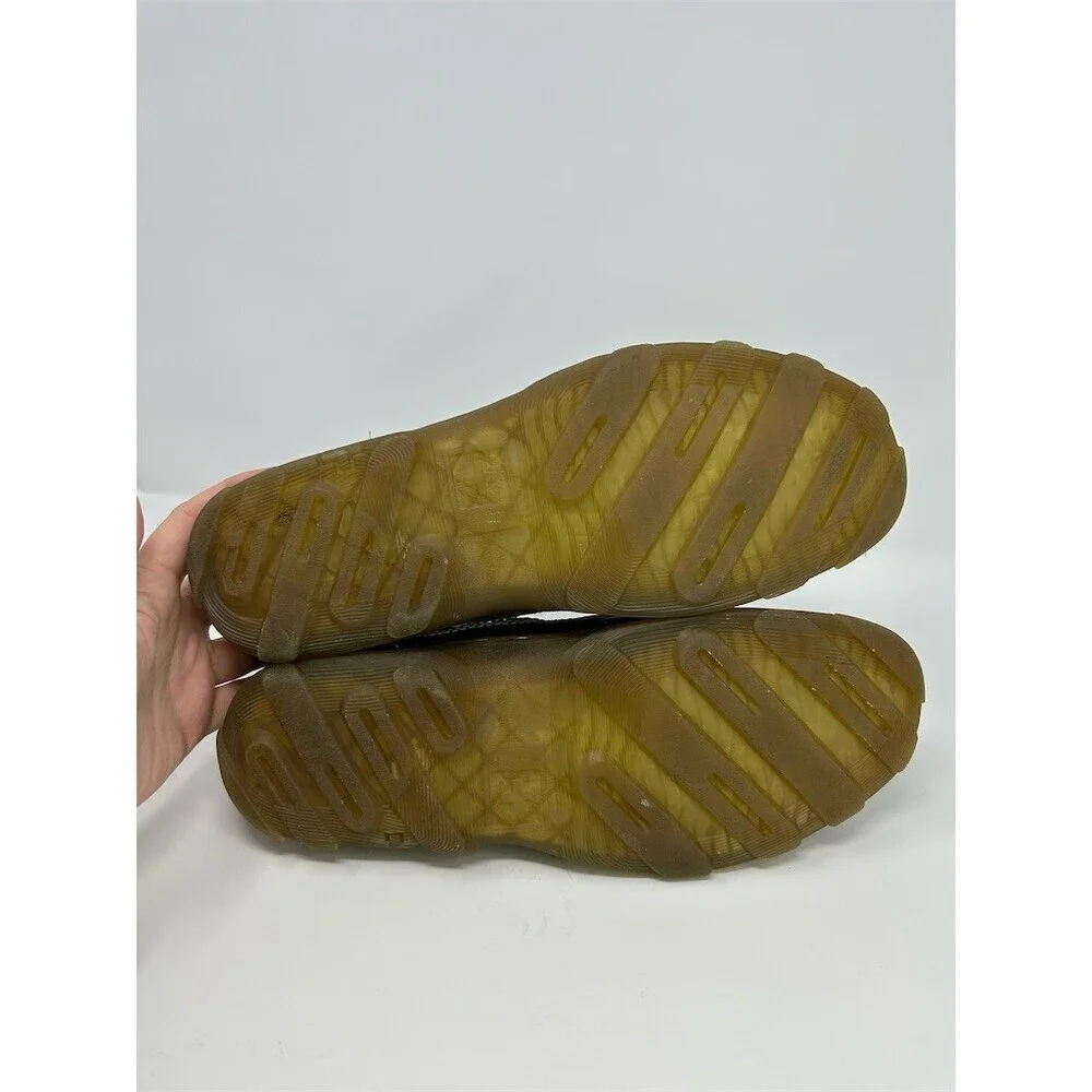 Dr. Martens Lance Men's Slip-On Casual Shoes Brown Contrast Stitching Size 12